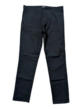 Carhartt WIP Sid Pant Black Chino Trousers Men’s 34x32 Slim Tapered